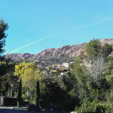 Vue Piscines Parking Les Coraux Agay Daire *